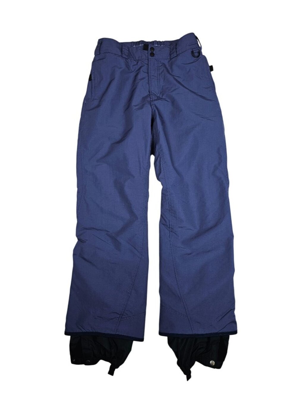 Columbia Womens Convert Insulated Ski Snow Pants Medium Dusky Blue Gaiters